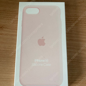 아이폰 SE2 SE3 정품 실리콘 케이스 핑크색 새제품
