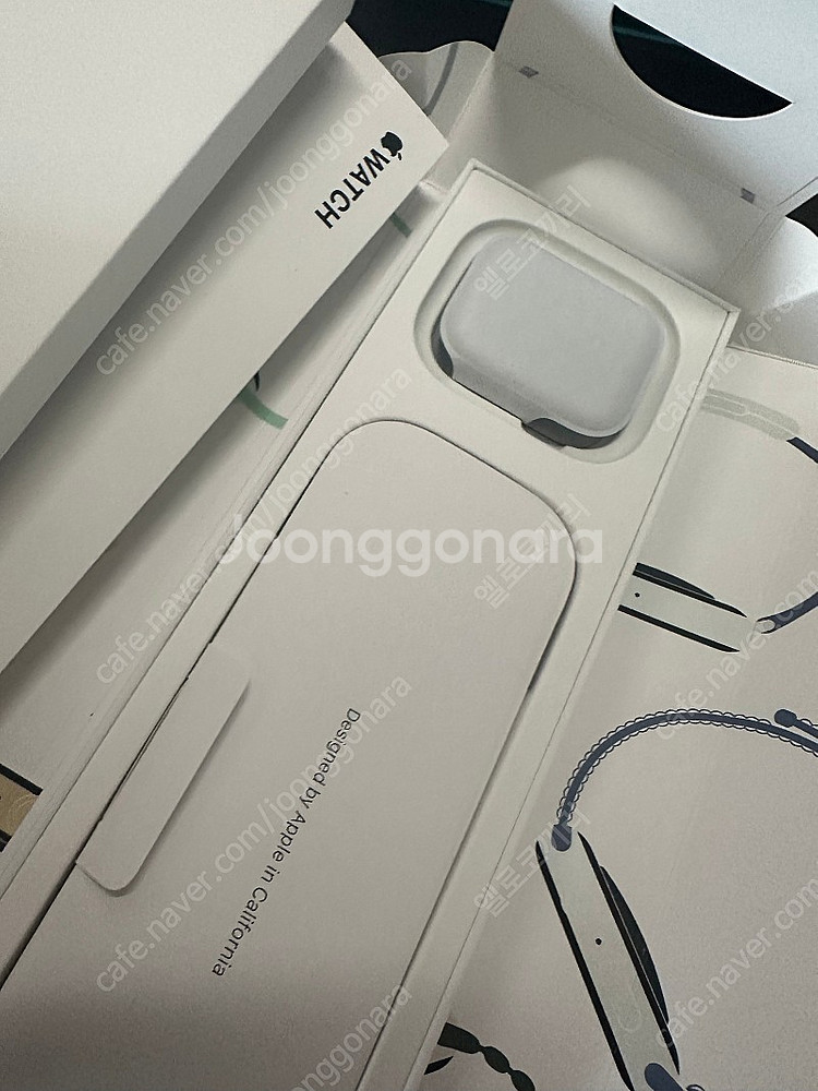 애플워치9 GPS 45mm 실버 특A급+--3