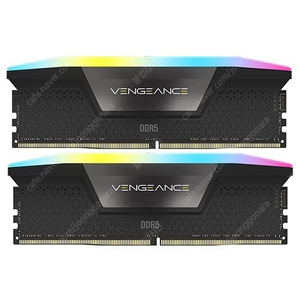 미개봉 커세어 벤젠스 corsair vengeance RGB DDR5 64GB (2x32GB) 6000 C40 새제품 팝니다.​