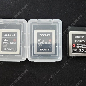 sony xqd 64 gb / 32 gb