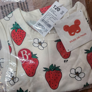 베베드피노 딸기 민소매 티셔츠 120