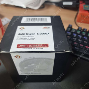 [사용품] 국내정품 대원 AMD 라이젠 5600X 판매합니다