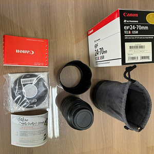 캐논 국내정품 EF 24-70mm f/2.8L USM 렌즈 판매합니다. 택배비 포함