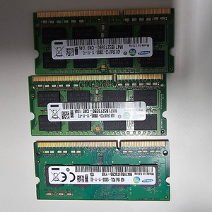 노트북 메모리 DDR3 12800 일괄3개 (급매)