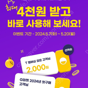 지마켓 스마일코드 2천원권 판매500원