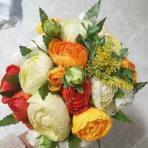 웨딩 부케 (조화)