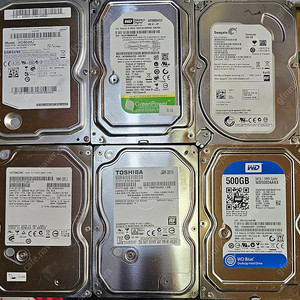 데스크탑 HDD 1TB, 500GB 각각 팝니다 3.5인치 하드