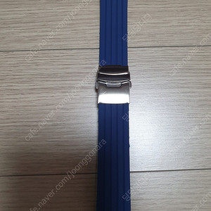 네이비 러버밴드 남색 시계줄 스트랩 디버클 22미리 22mm