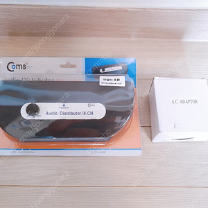 [개인] COMS 3.5mm 스테레오 분배기 8채널 오디오 미사용 새제품 (CU 반값 택배 포함) 판매합니다.
