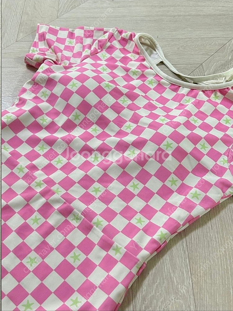 써피 리본 타이 스윔수트 (RIBBON TIE SWIMSUIT_PINK)--7