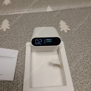 샤오미 미세먼지 측정기 PM 2.5 충전식 초미세먼지 검출기 휴대용