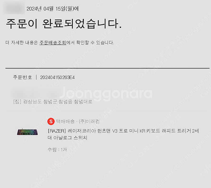 [팜레스트 포함]레이저 헌츠맨 v3 프로 미니--0