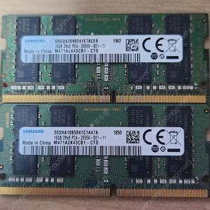 삼성 DDR4 노트북램 16GB X2 판매합니다.