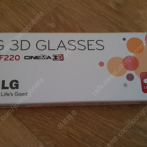 새제품 LG전자 시네마 3D 입체안경 AG-F220 클립형