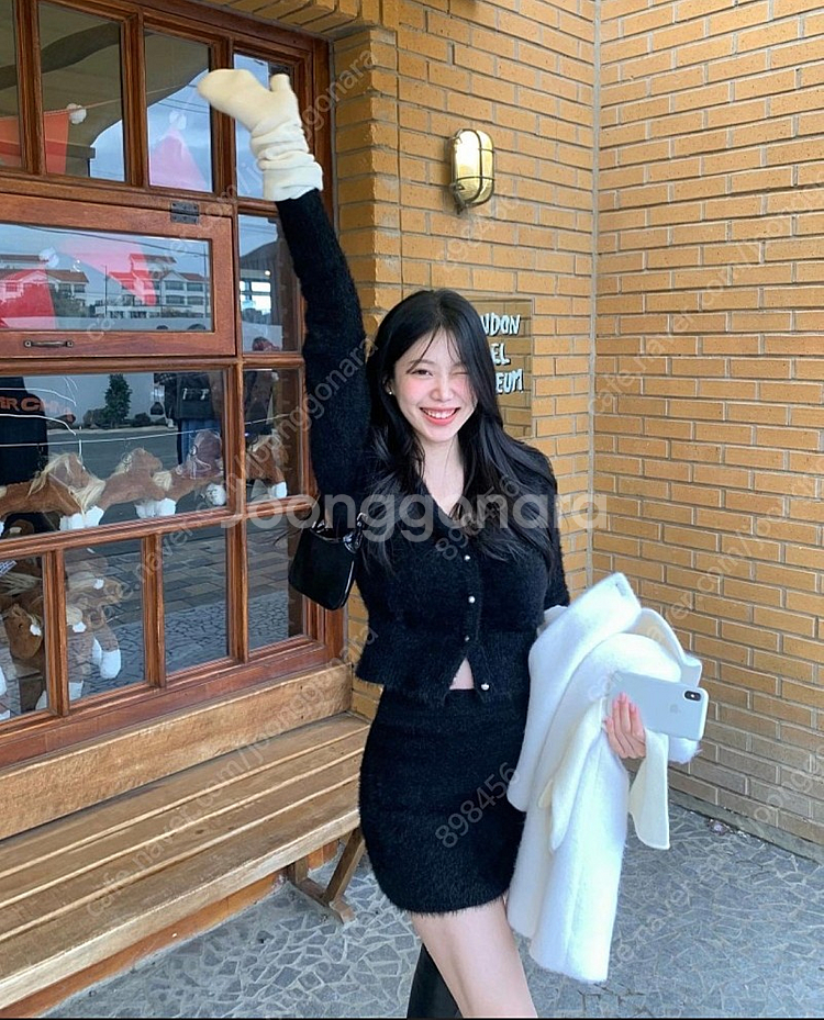 예슬마켓 온트 펄니트 셋업 새상품 블랙--1