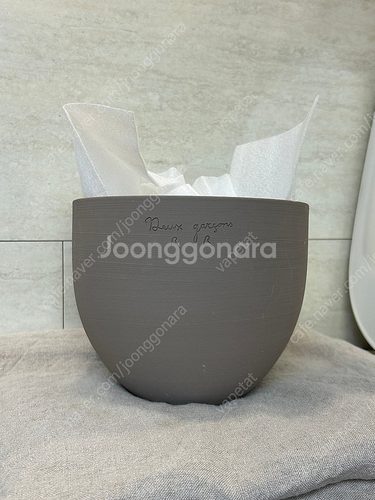 두갸르송 화분 토분 새상품 그레이 팡 17--0
