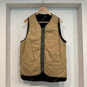 비즈빔 VISVIM 20AW C/D LINER VEST 컨뎁 베스트 카키 4