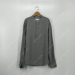 지오다노 헨리넥 마 남방 린넨셔츠 (L size / GRAY)