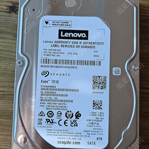 미사용 SEAGATE EXOS 7E10, 4TB