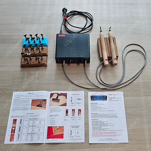가죽공예 르가드 REGAD M6000 + 팁 + 우드핸들 + 거치대