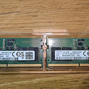노트북용 삼성 메모리 DDR5 4800 8G 2개