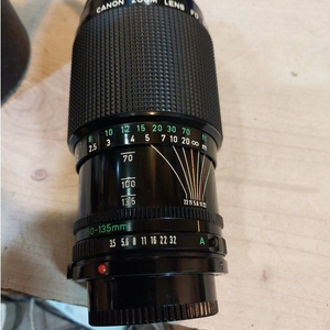 중고 캐논 FD 50-135 mm 카메라 렌즈