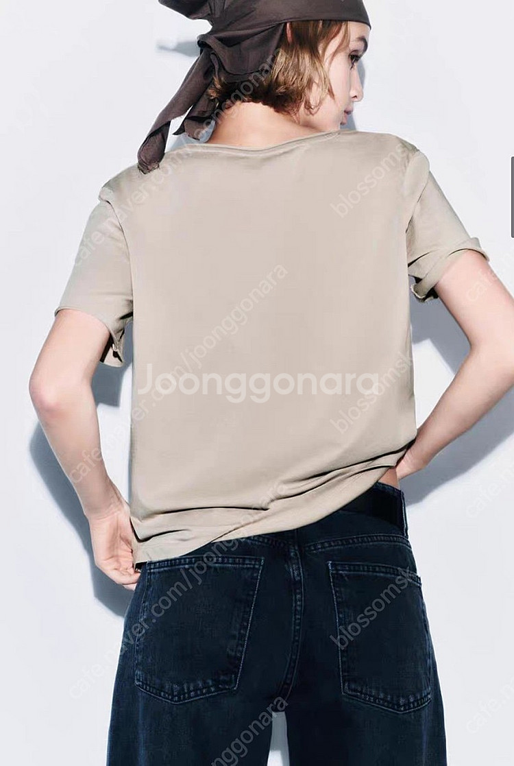 자라V넥 워싱티셔츠,자라V넥티셔츠,자라워싱티,자라워싱반...--2