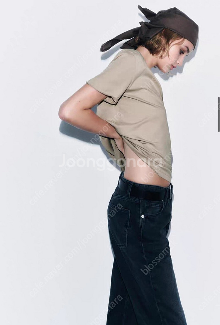 자라V넥 워싱티셔츠,자라V넥티셔츠,자라워싱티,자라워싱반...--3