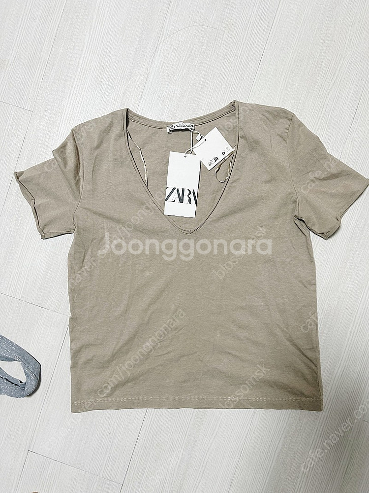 자라V넥 워싱티셔츠,자라V넥티셔츠,자라워싱티,자라워싱반...--9