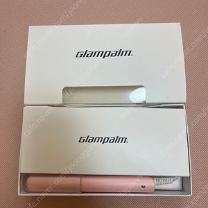 글램팜 미니 고데기 새상품-핑크