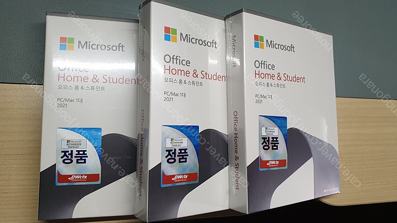 (미개봉) MS Office 2021 Home & Student 마이크로소프트 오피스 홈 & 스튜던트 PC/Mac 1대