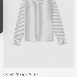 얼바닉30 comb stripe shirt