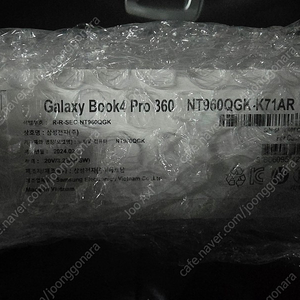갤럭시북4 프로360 NT960QGK-K71AR