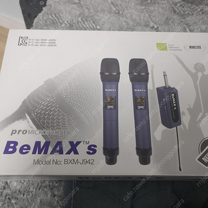 BEMAXS BXM-J942 HB 핸드 헤드 2채널 무선마이크 1개 + 수신팩 팝니다 미개봉 새제품