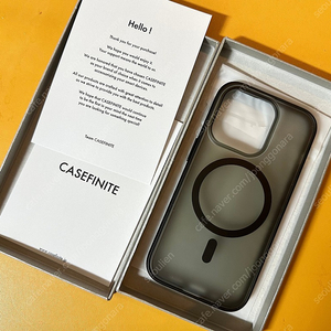 Casefinite 케이스피니트 아이폰14프로 임팩트프로 맥세이프 케이스 (블랙)