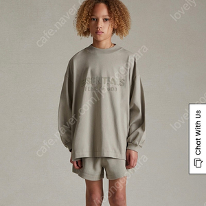 (Kids) Essentials Long Sleeve Shirt Seal - 24SS 에센셜 키즈 티셔츠