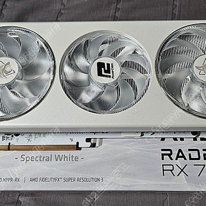 PowerColor 라데온 RX 7800 XT Hellhound Spectral White D6 16GB 대원씨티에스