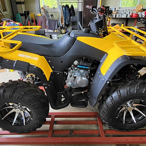사륜 오토바이 250cc 농업용, 제설작업 다목적 차량