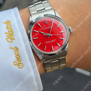 [정품] 롤렉스 오이스터퍼페추얼 코랄레드 빈티지 (Rolex Oysterperpetual Coral Red Vintage)
