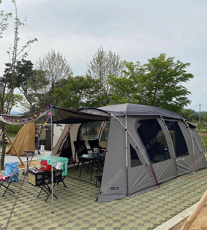 카즈미 뉴아티카 텐트 투룸 거실형 대형 텐트 캠핑용품