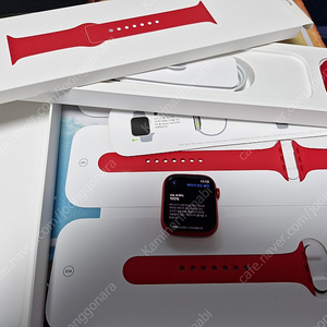 애플 워치 45mm gps Product(Red) 판매합니다