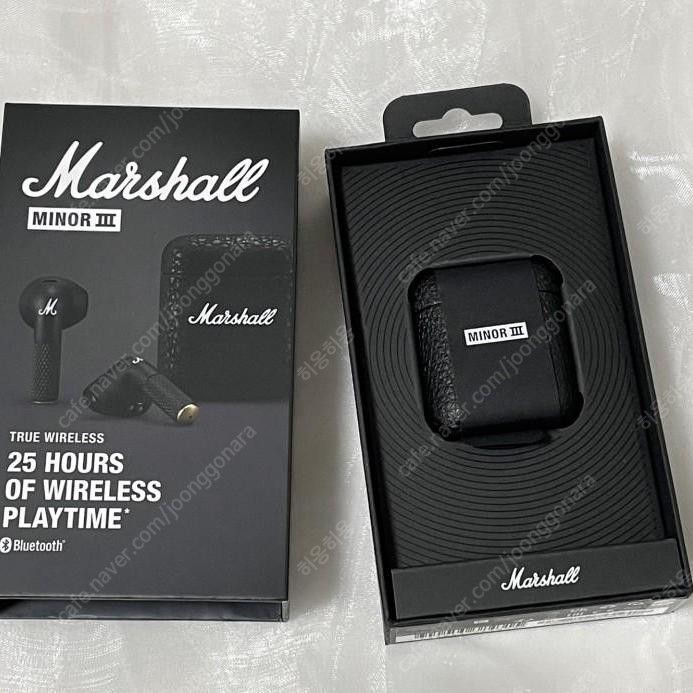 마샬 마이너3(블루투스 이어폰) 소비코 정품 판매해요 !!