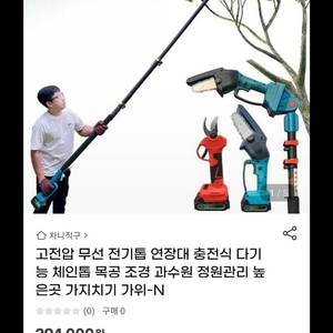 가지치기 전동가위.톱.연장대 팝니다