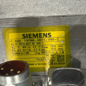 지멘스 SIEMENS SERVO MOTOR order:1FK7060-5AF71-1PA0-Z