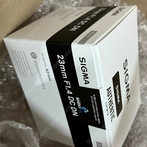 소니 시그마 23mm f1.4 (미개봉 신품)