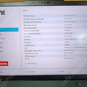 레노버 ThinkPad X13 Gen4 - i7 CPU, 16GB RAM, 512GB SSD, Win10 pro, 3년 보증 - 판매