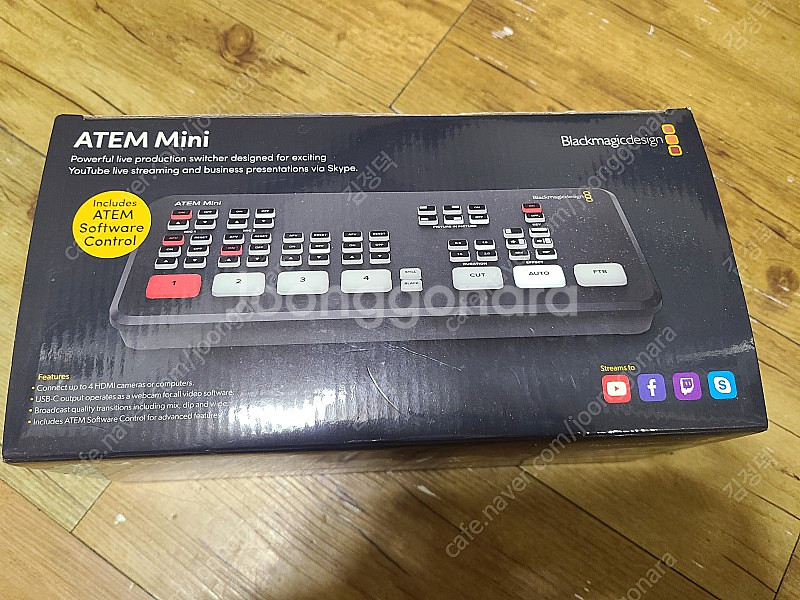 ATEM Mini 아템미니 스위처 블랙매직 디자인--0
