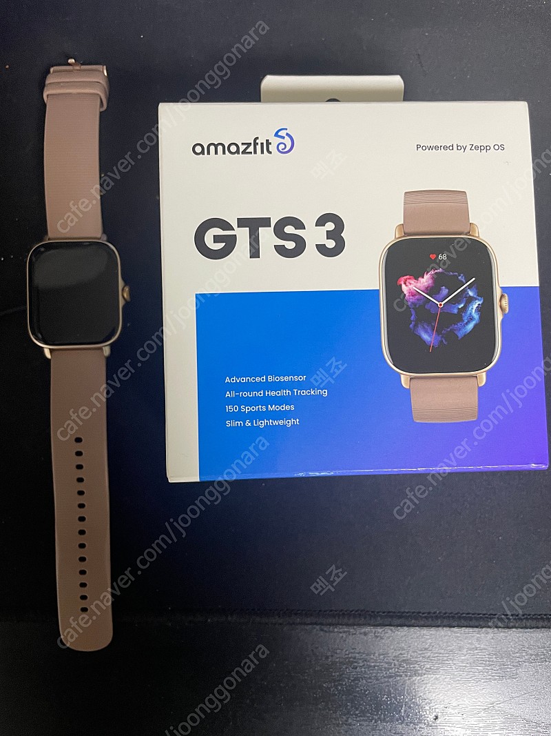 어메이즈핏 Amazfit GTS3 팝니다.