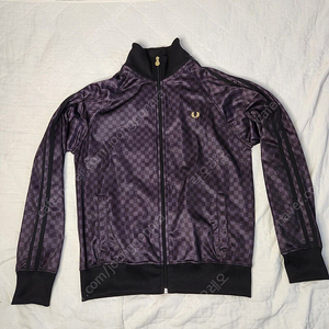 fred perry purple checker jacket (M)