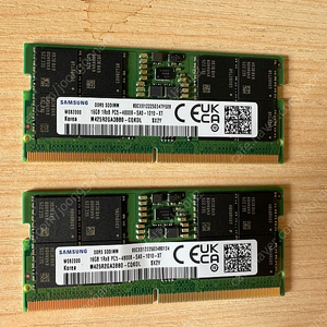 삼성 DDR5 4800 16G 2개 일괄 판매(노트북 용)